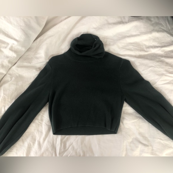 Wilfred cropped knit turtleneck sweater - Picture 2 of 5